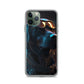 iPhone Case - Black Lab in Cyber City