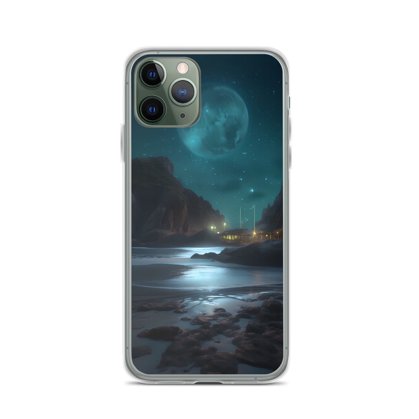 iPhone Case - Moonlit Coastal