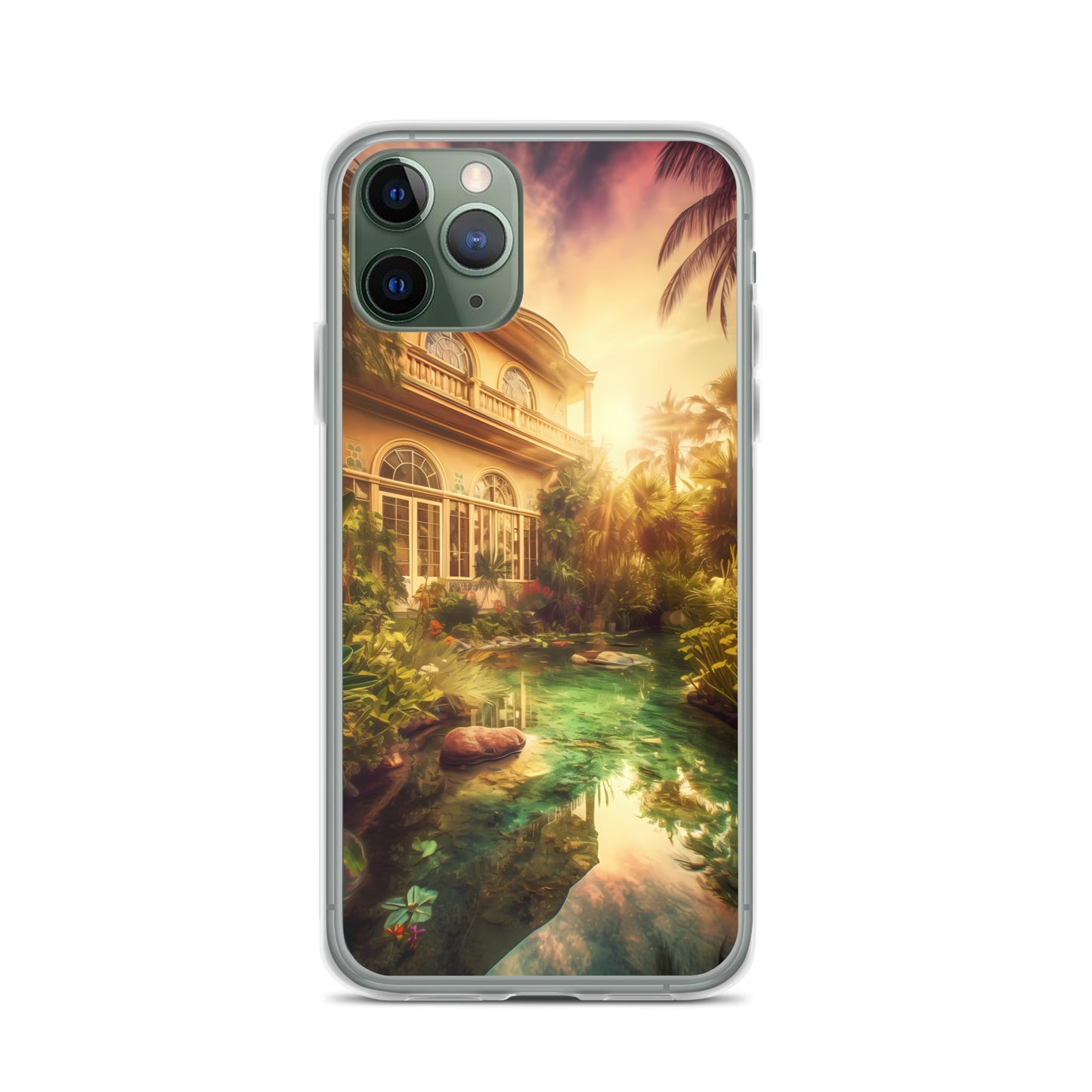 iPhone Case - Tropical Villa at Dusk