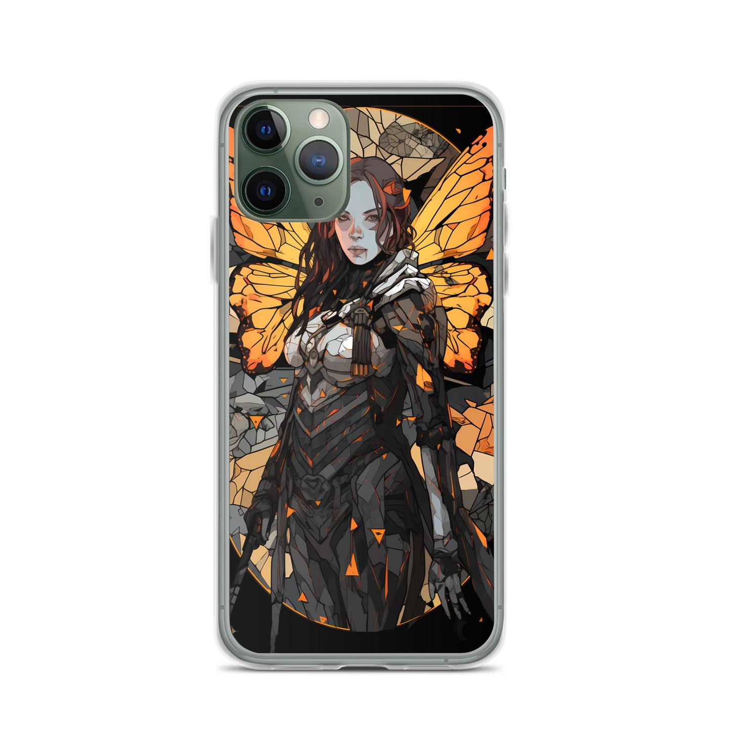 iPhone Case - Winged Woman Stained Glass