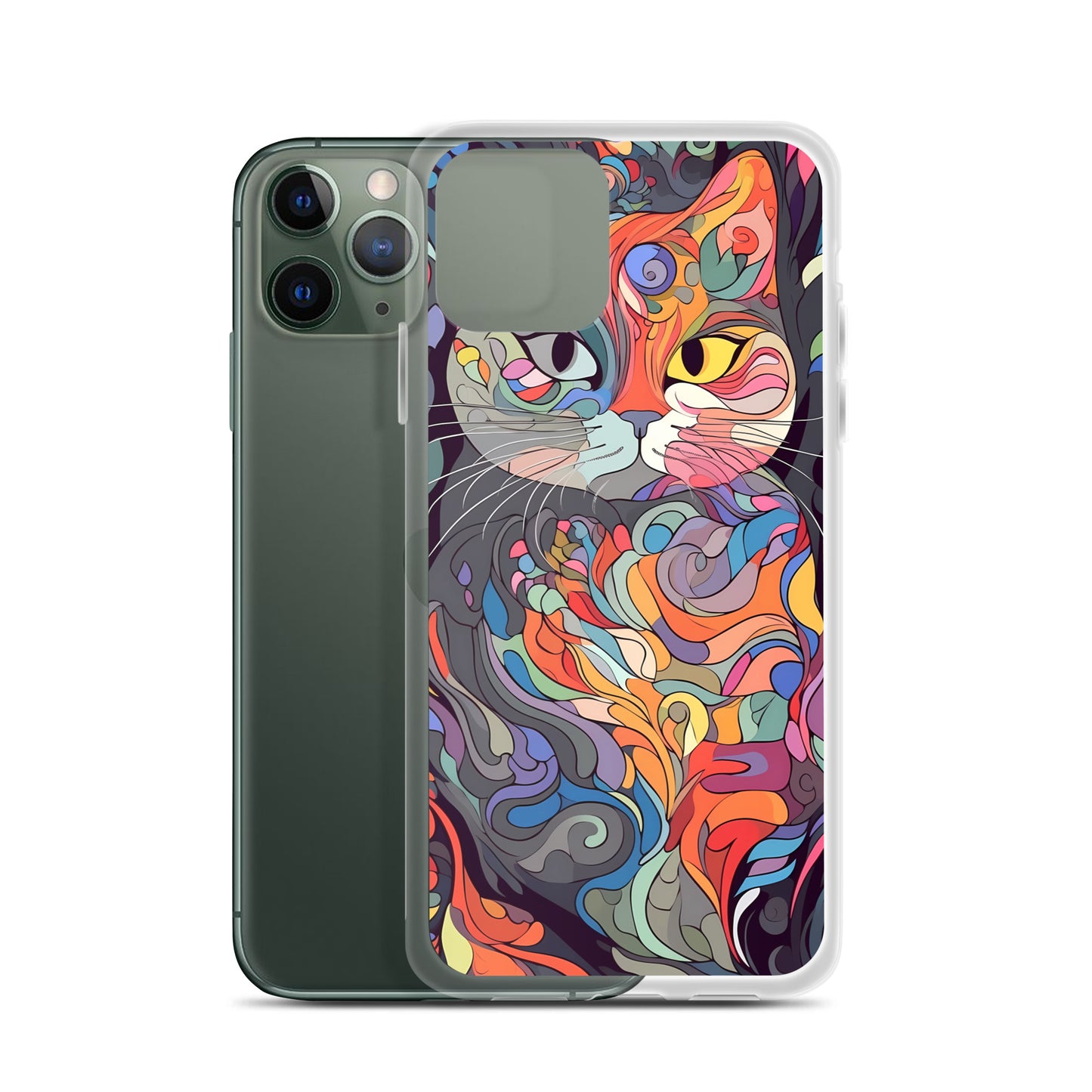 iPhone Case - Psychedelic Cat