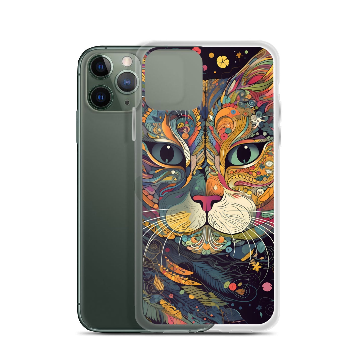 iPhone Case - Cosmic Floral Cat