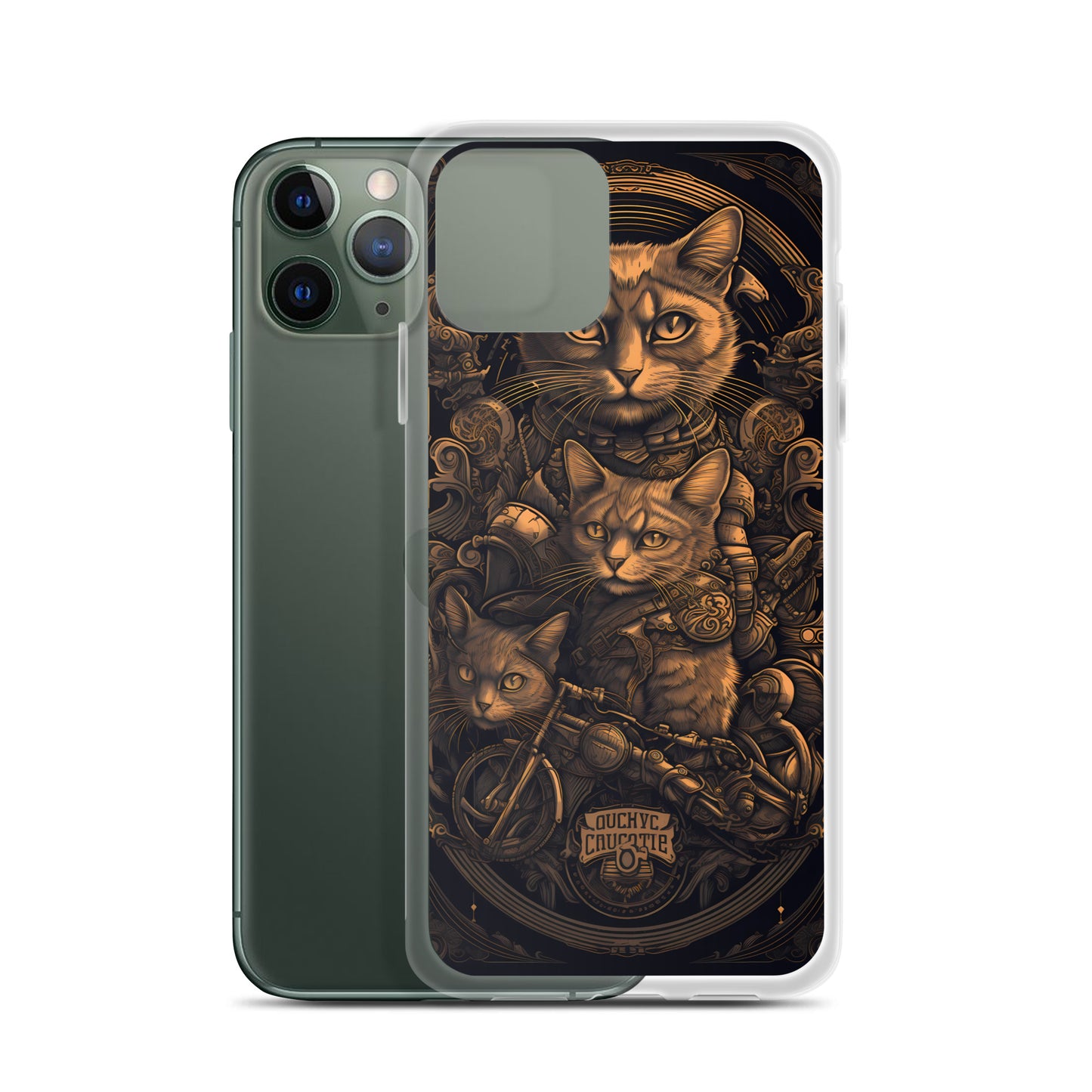 iPhone Case - Dieselpunk Cat Print