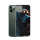 iPhone Case - Black Lab in Cyber City