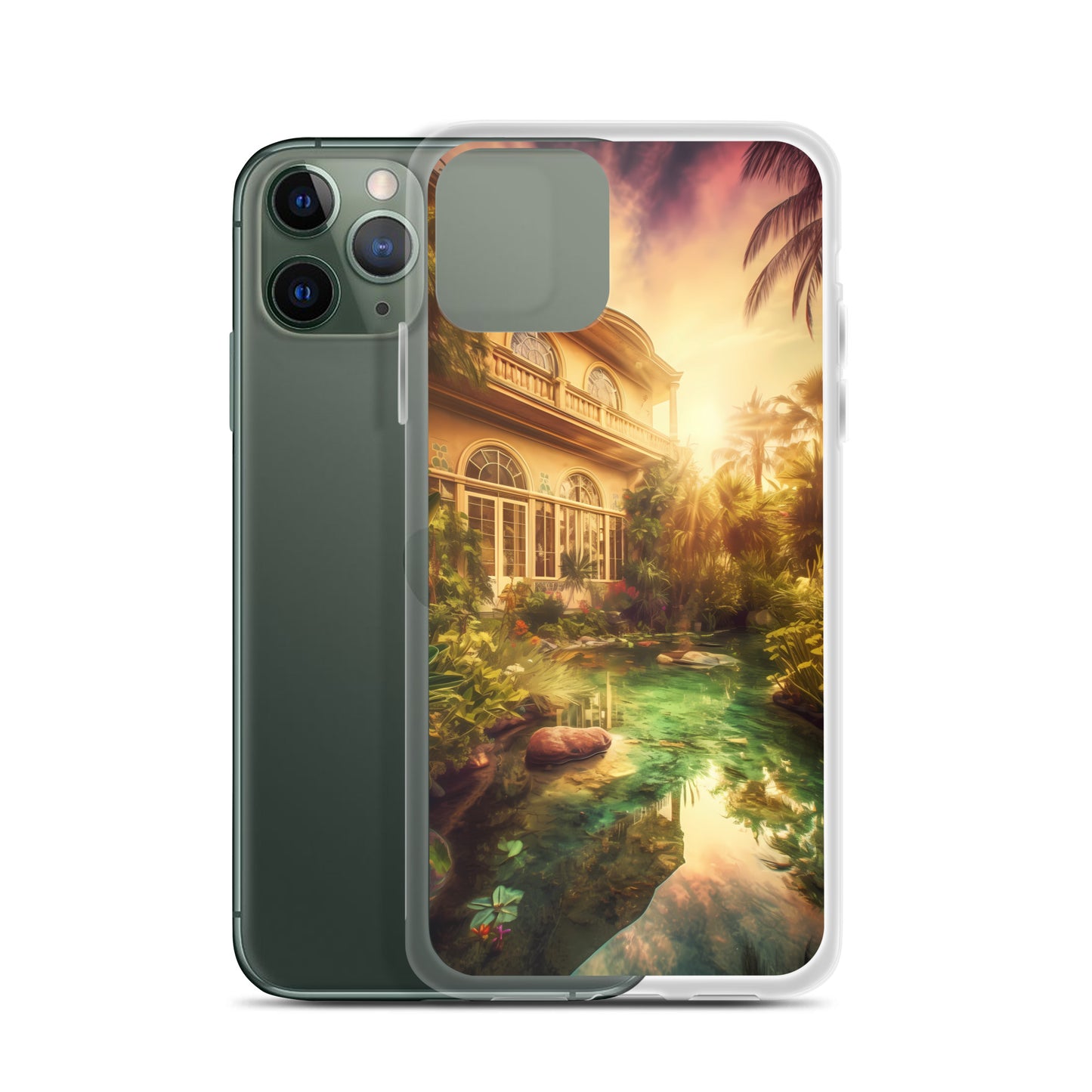 iPhone Case - Tropical Villa at Dusk