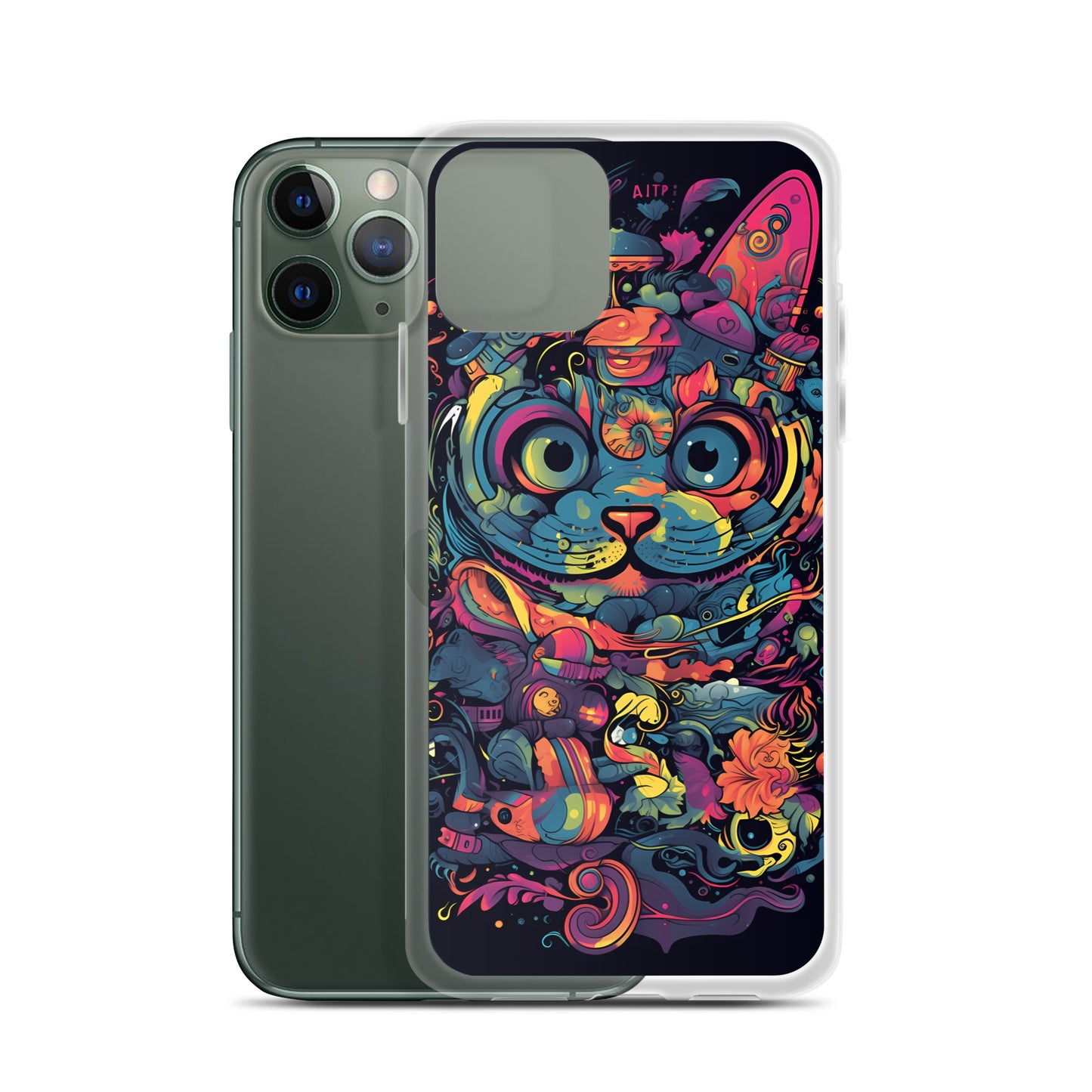 iPhone Case - Psychedelia Cat
