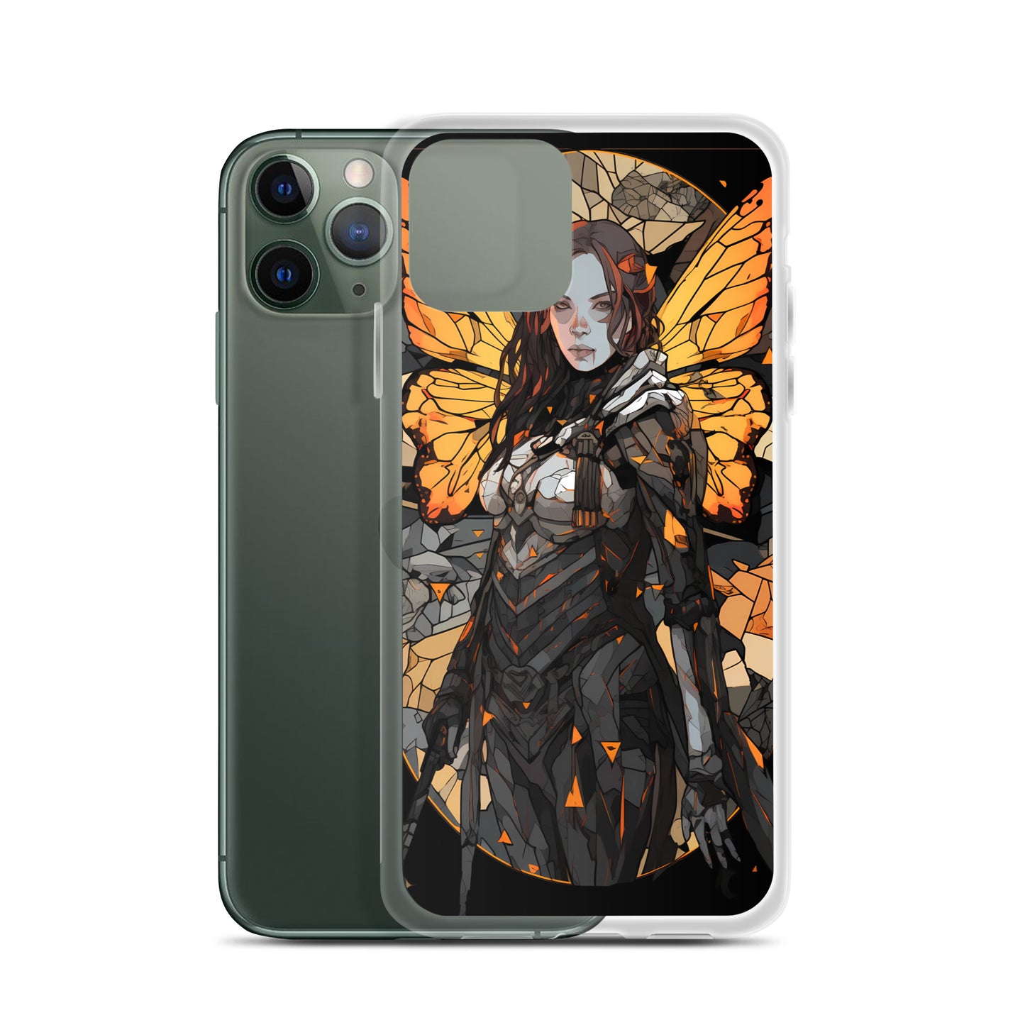 iPhone Case - Winged Woman Stained Glass