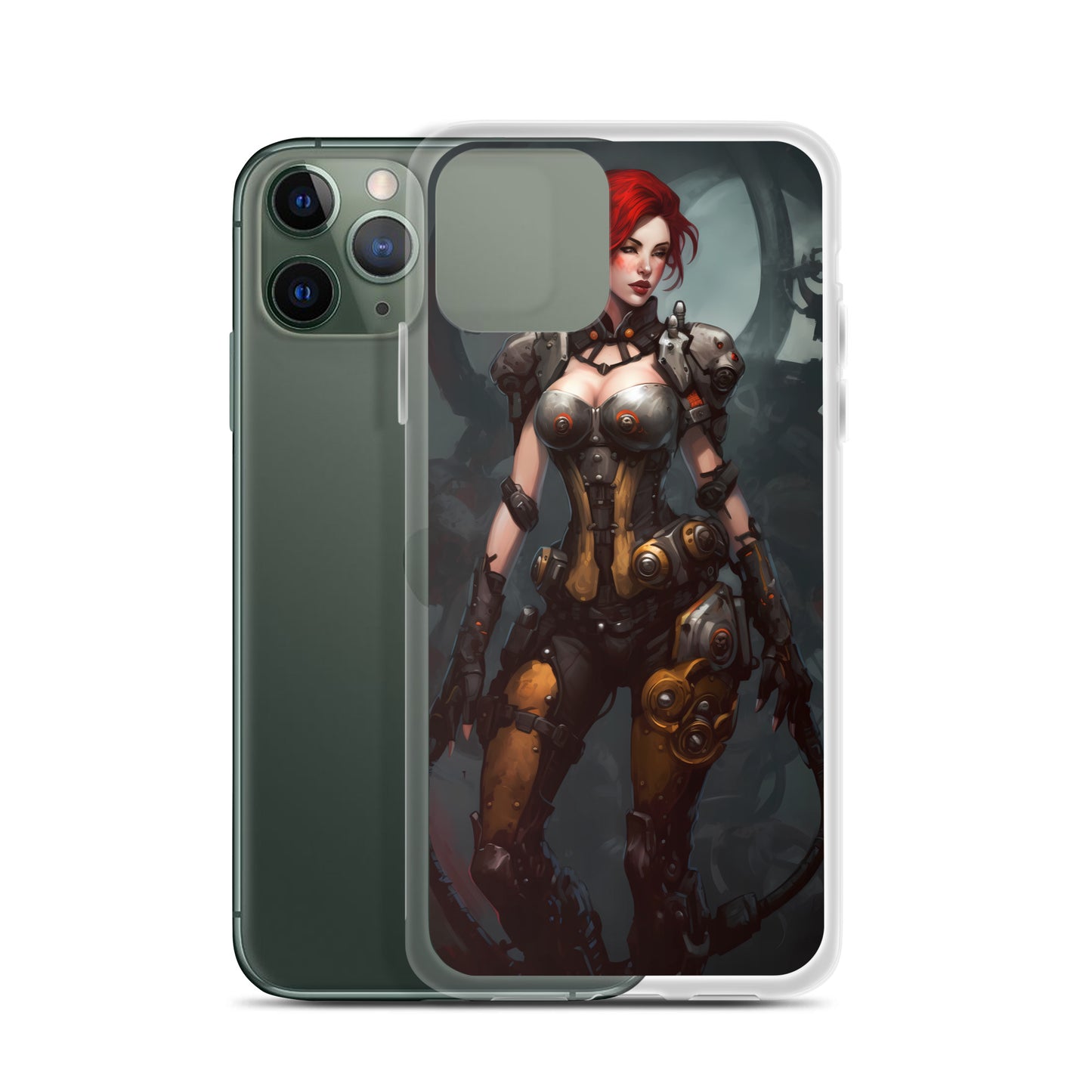 iPhone Case - Redhead Cybernetic Warrior