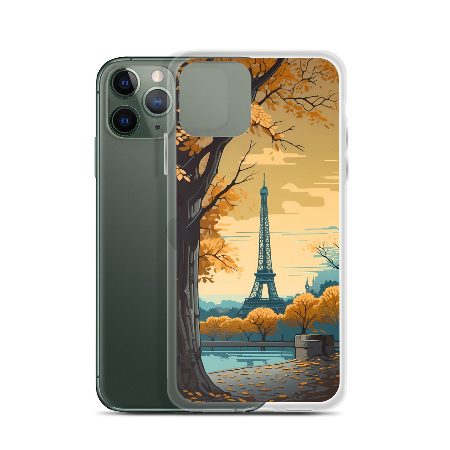 iPhone Case - Golden Eiffel Tower