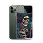 iPhone Case - Cryptidcore Skeleton Smoker