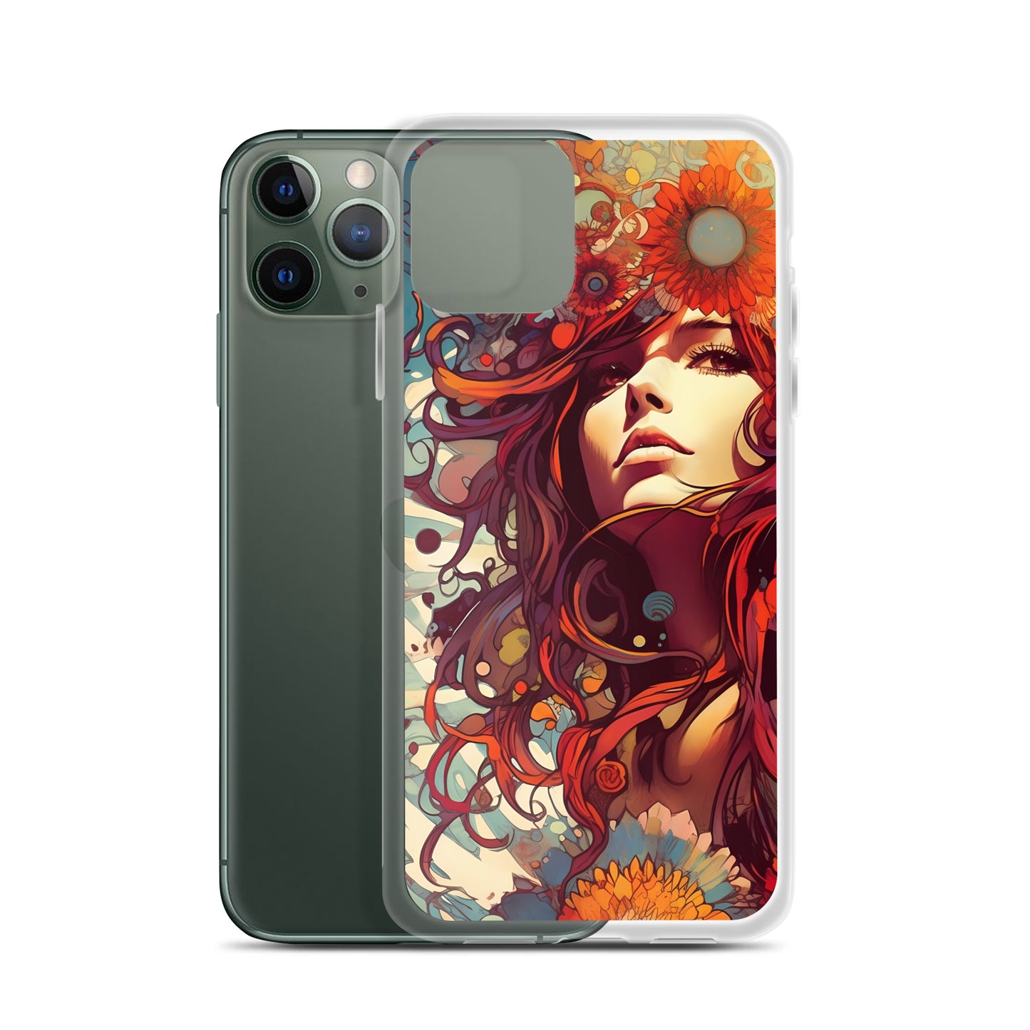 iPhone Case - Flower Immersed Woman