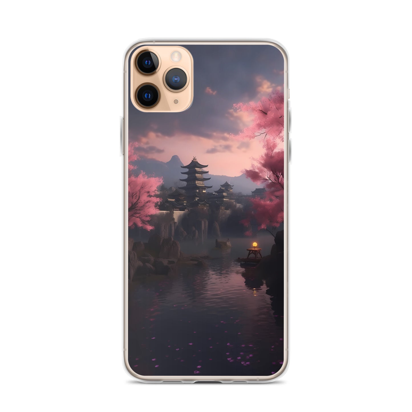 iPhone Case - Cherry Blossoms on Lake