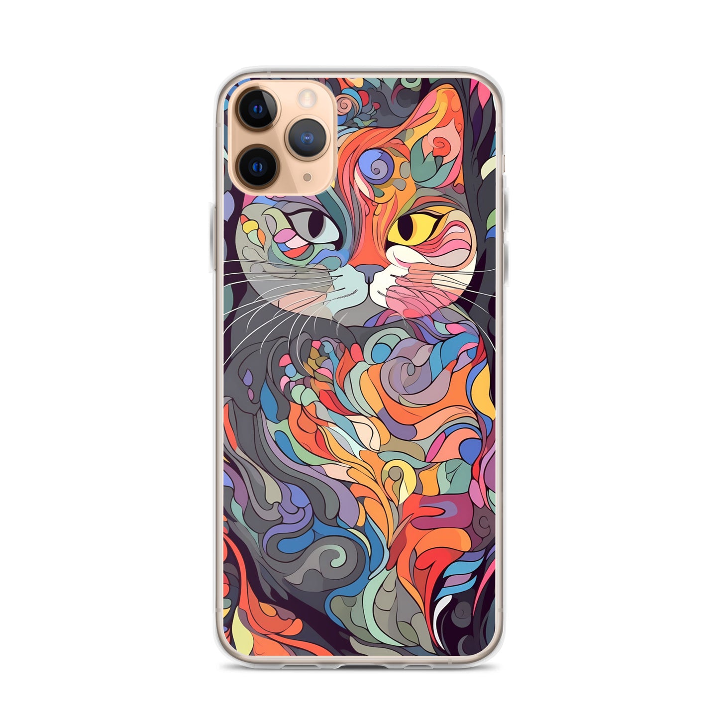 iPhone Case - Psychedelic Cat