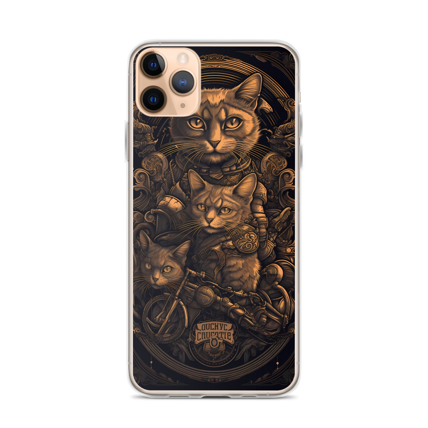 iPhone Case - Dieselpunk Cat Print