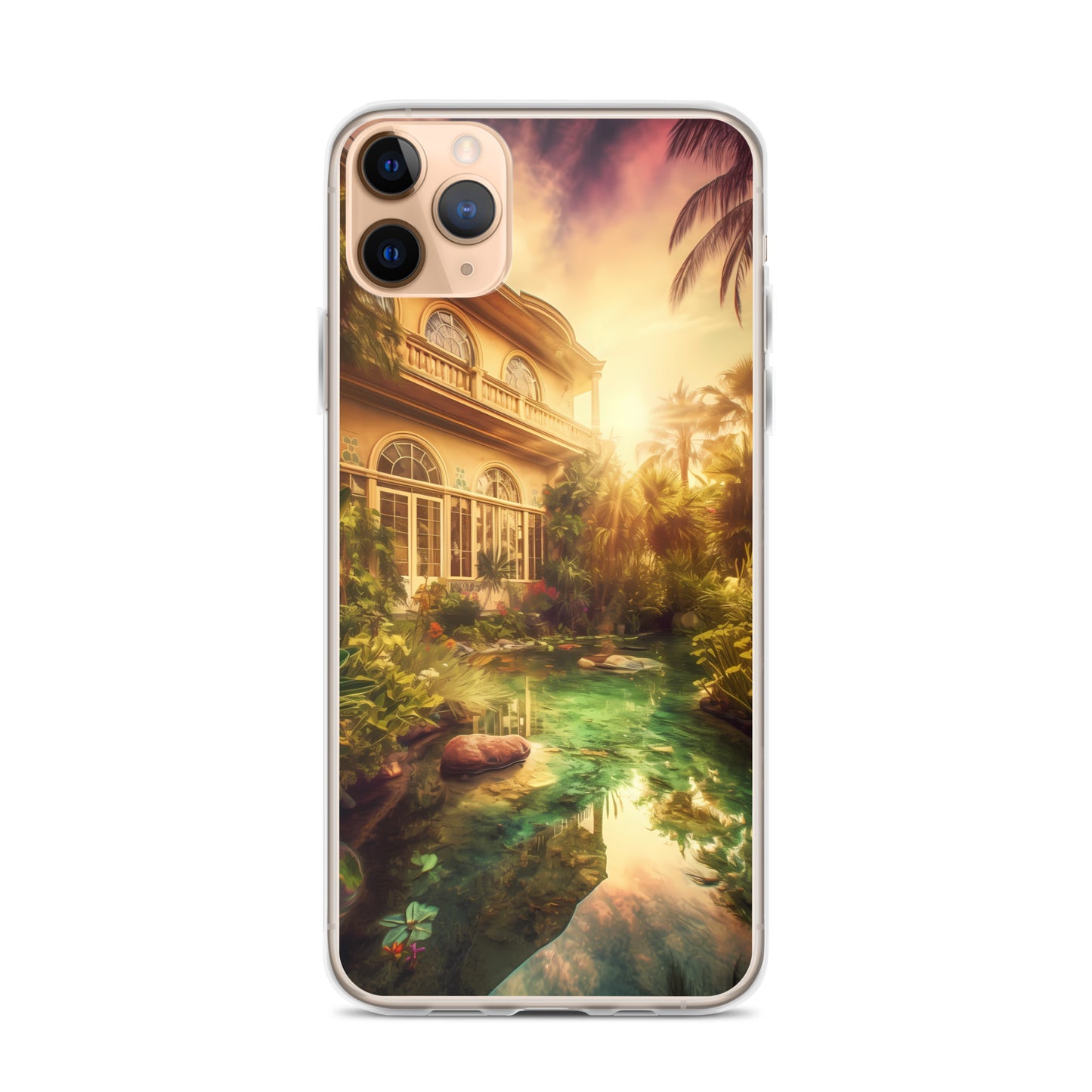 iPhone Case - Tropical Villa at Dusk