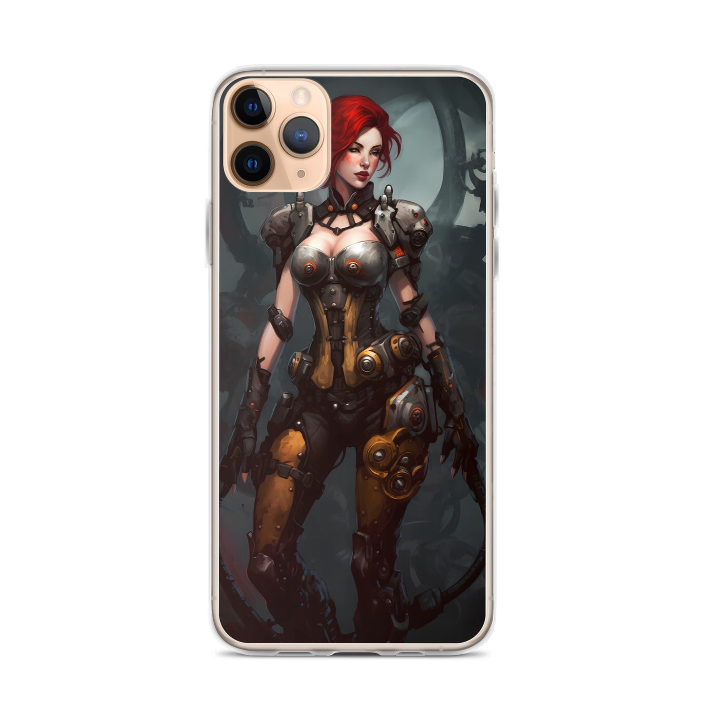 iPhone Case - Redhead Cybernetic Warrior