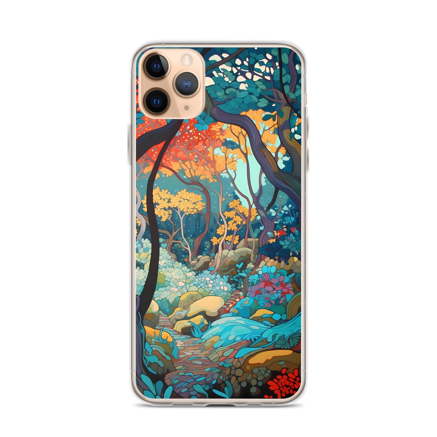 iPhone Case - Colorful Tree Landscape