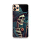 iPhone Case - Cryptidcore Skeleton Smoker