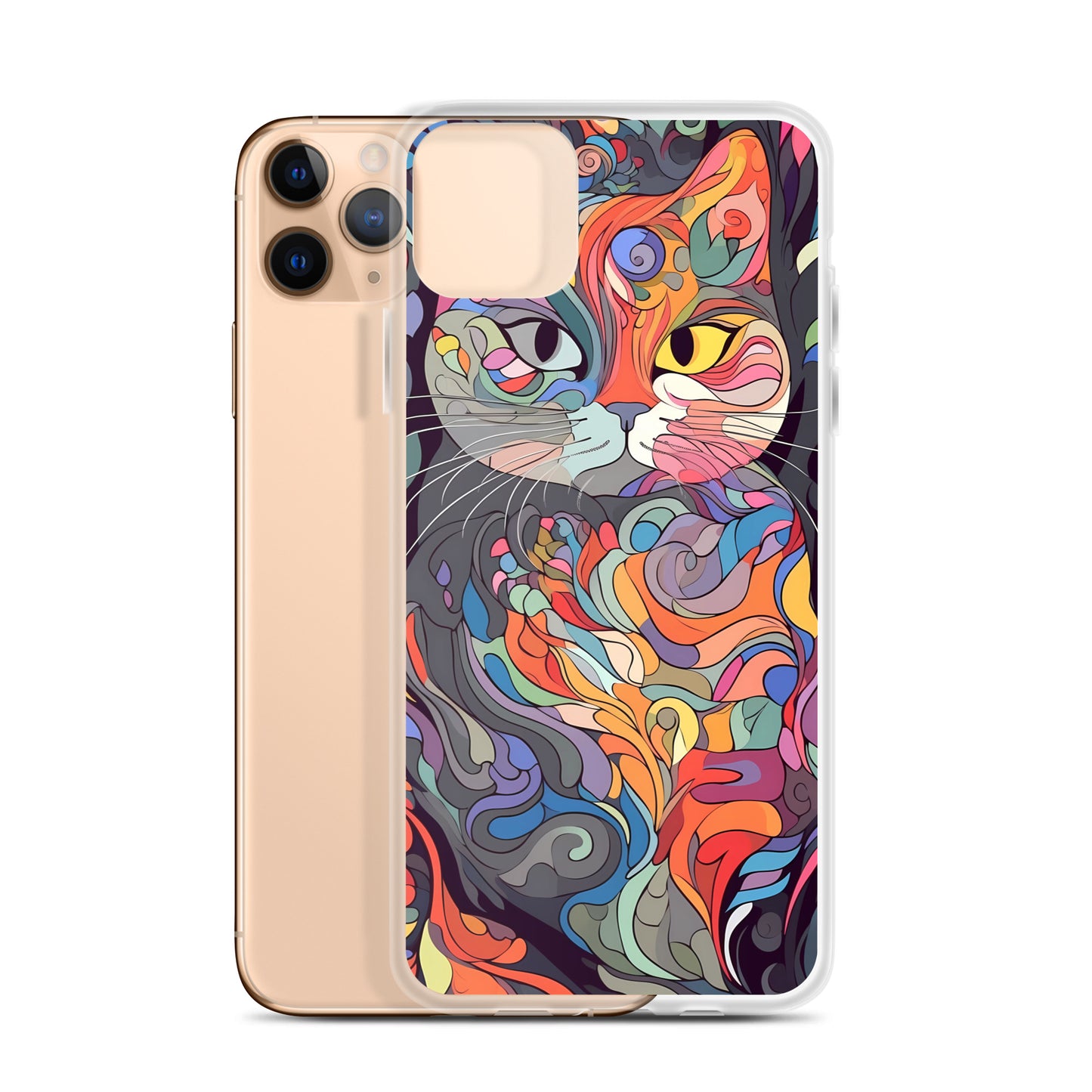 iPhone Case - Psychedelic Cat