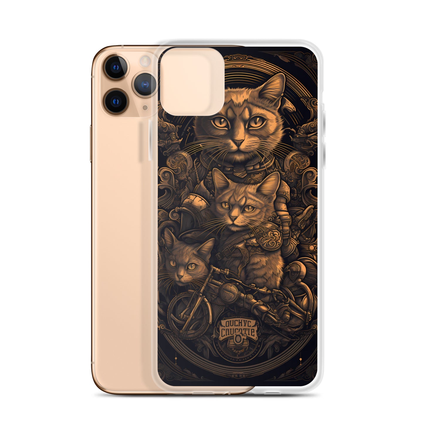 iPhone Case - Dieselpunk Cat Print