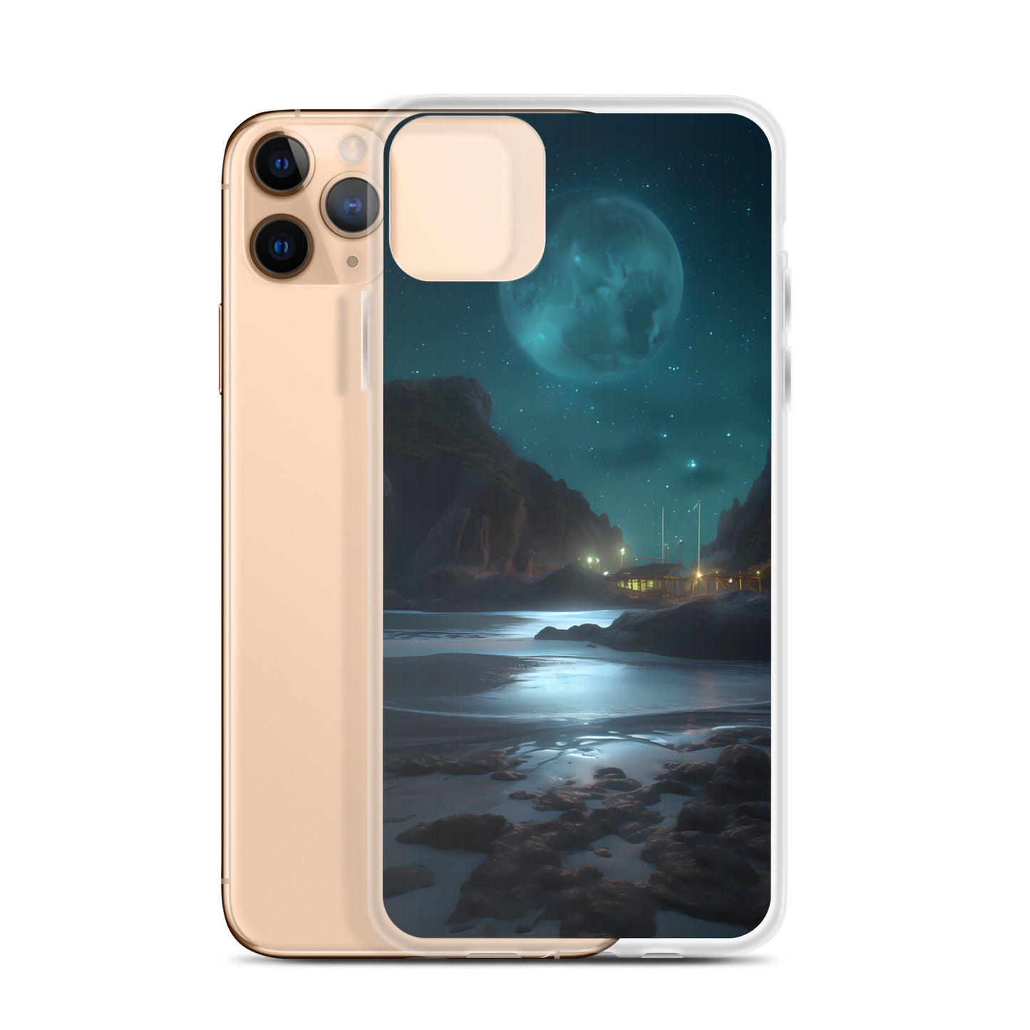 iPhone Case - Moonlit Coastal