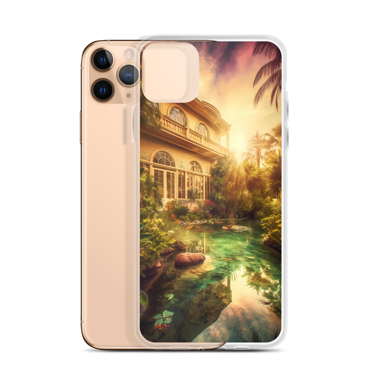 iPhone Case - Tropical Villa at Dusk