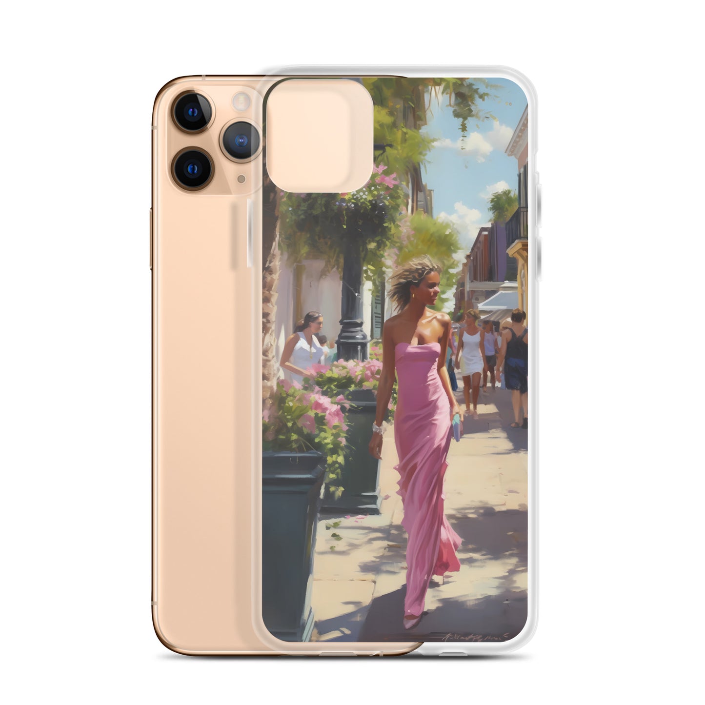 iPhone Case - Pink Lady in the City