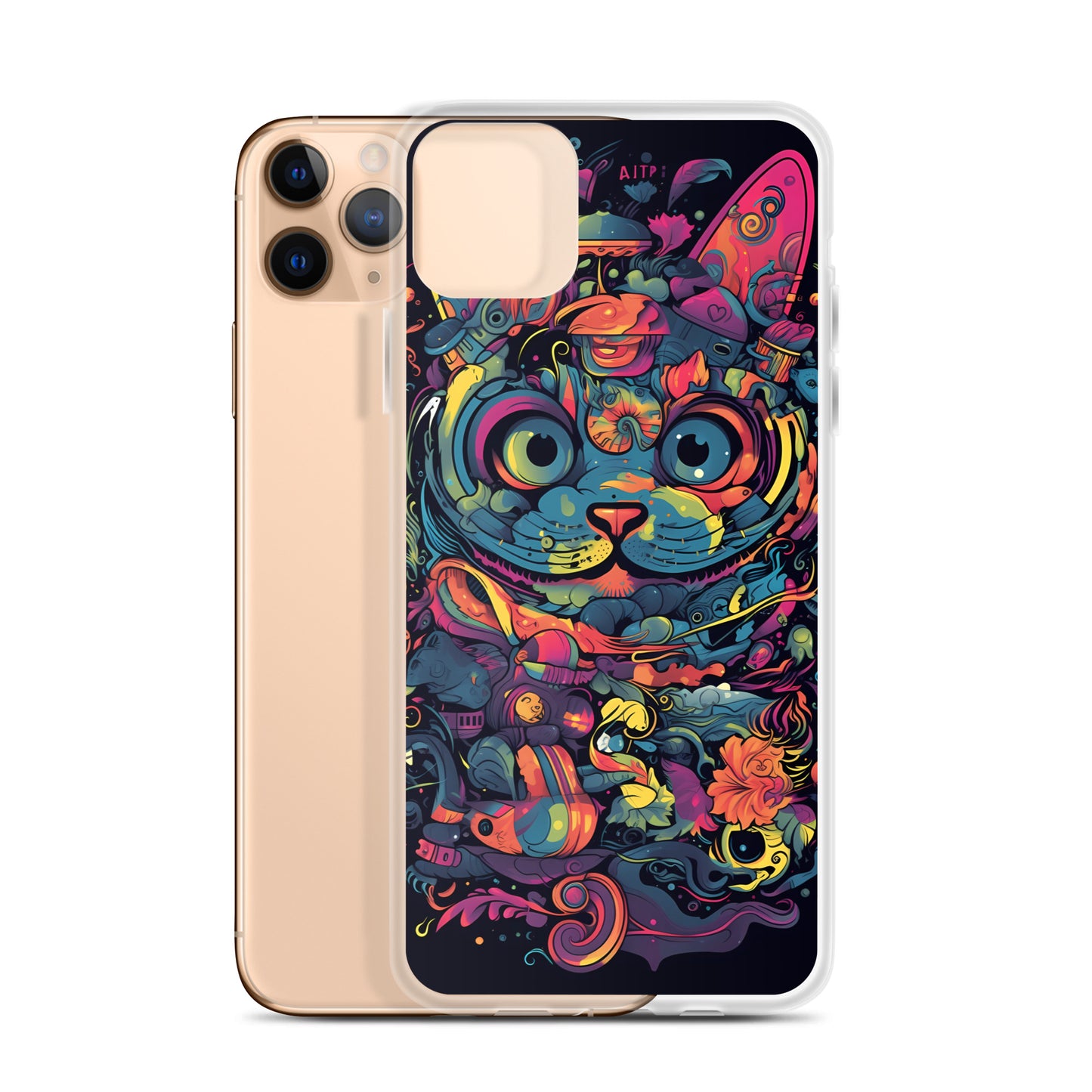 iPhone Case - Psychedelia Cat