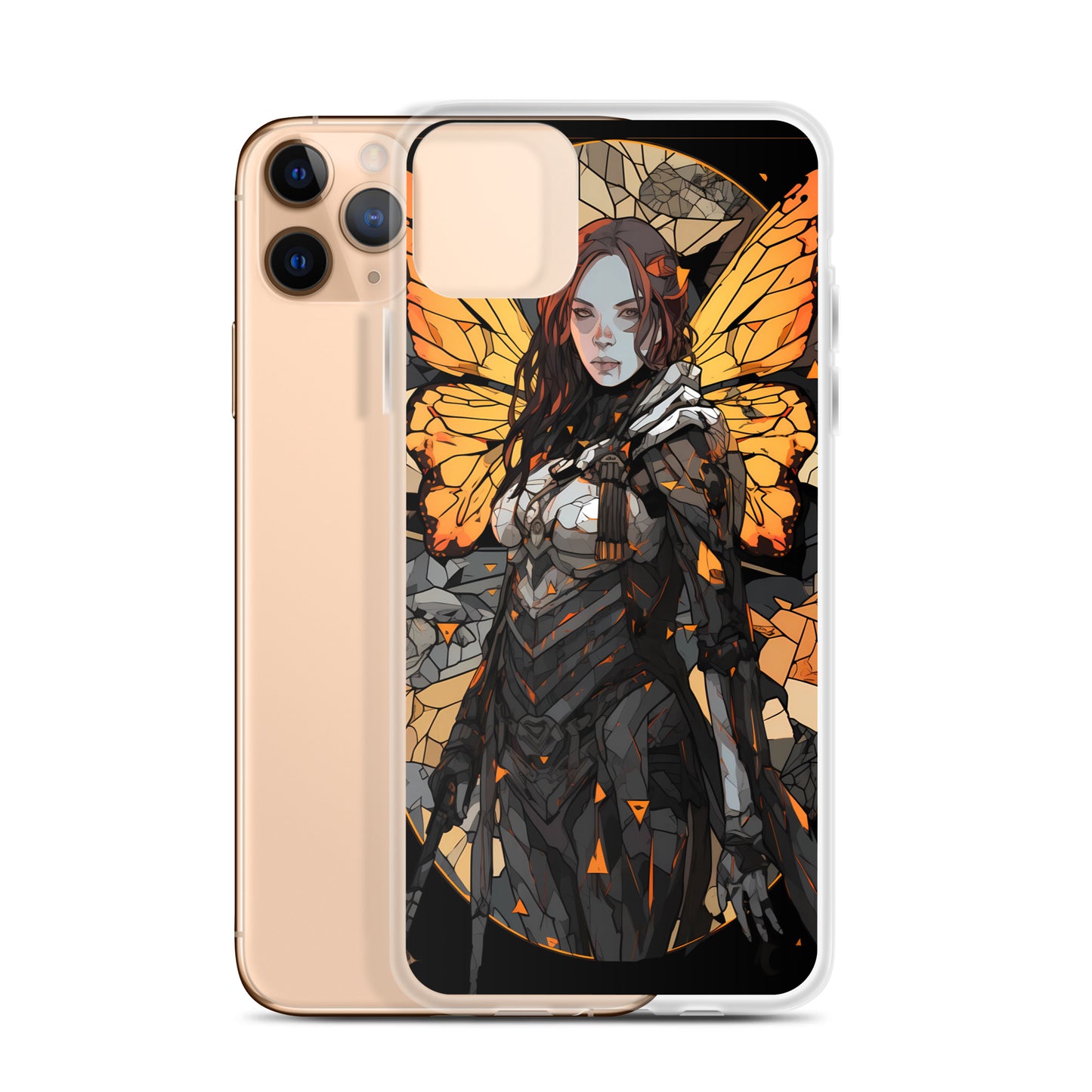 iPhone Case - Winged Woman Stained Glass