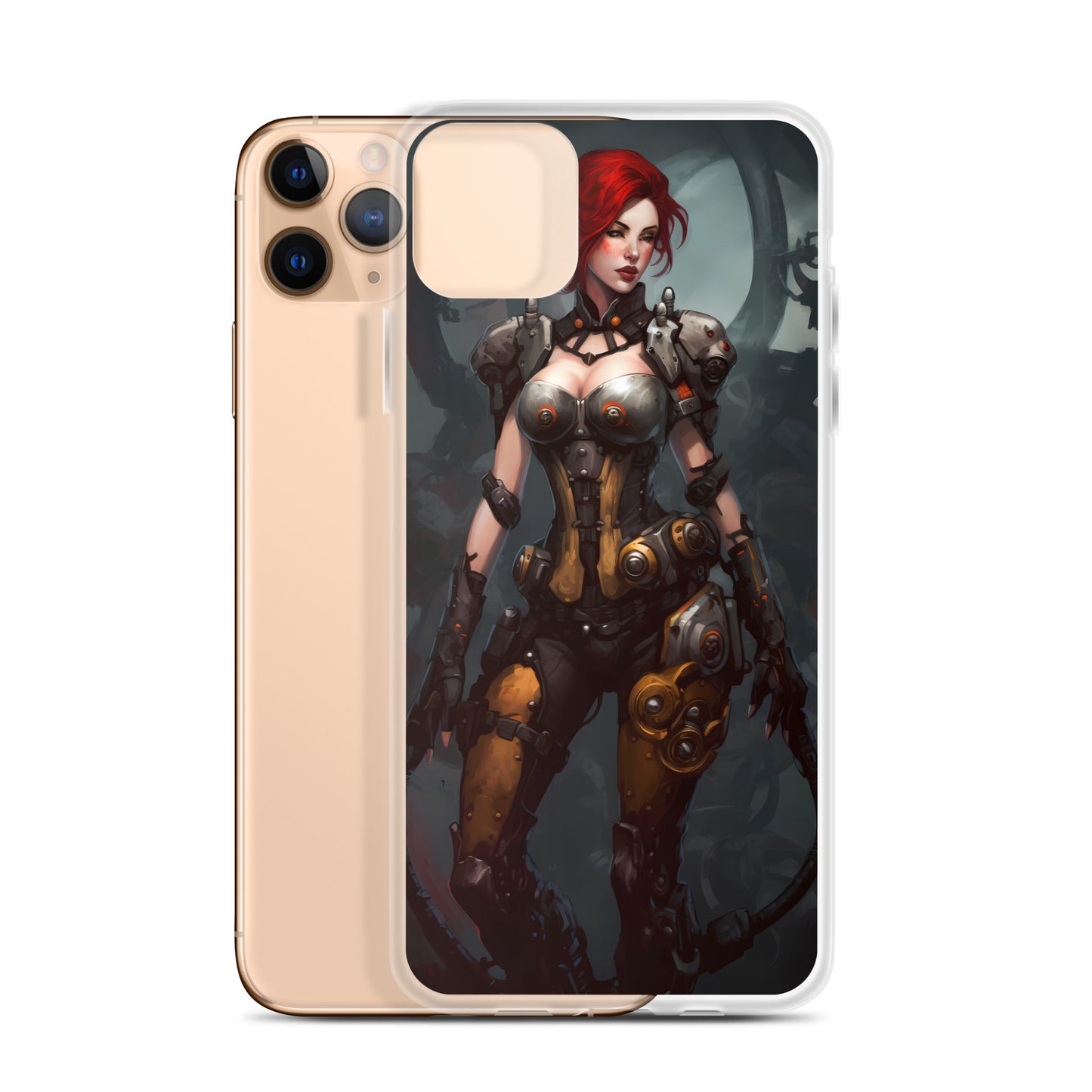 iPhone Case - Redhead Cybernetic Warrior