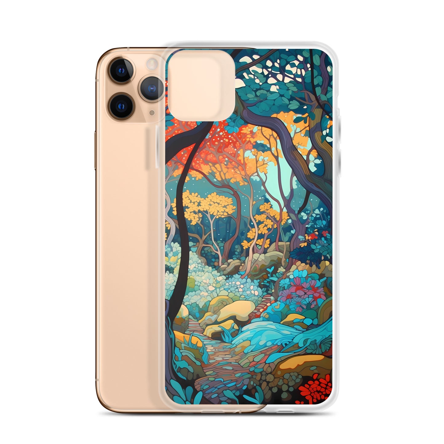 iPhone Case - Colorful Tree Landscape