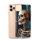 iPhone Case - Skull Flower Skeleton