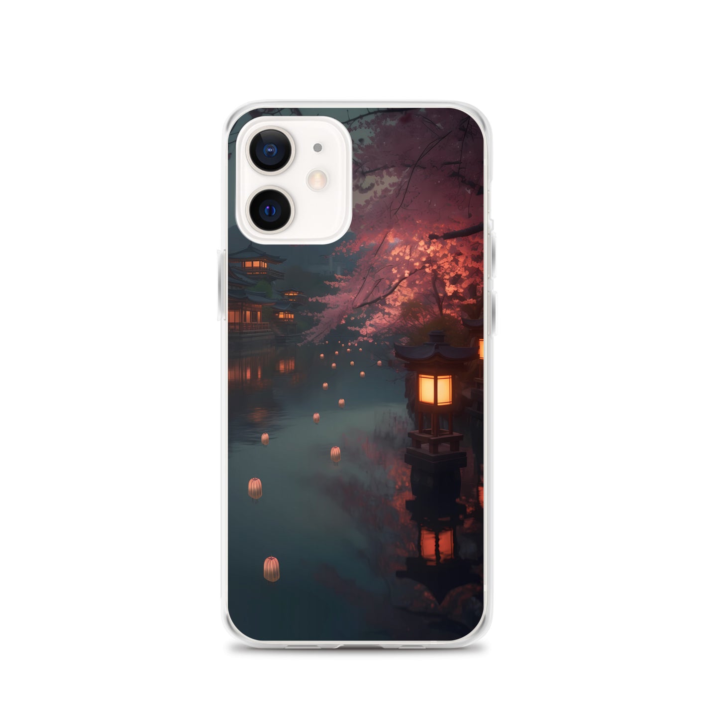 iPhone Case - Cherry Blossoms and Lanterns