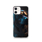 iPhone Case - Black Lab in Cyber City