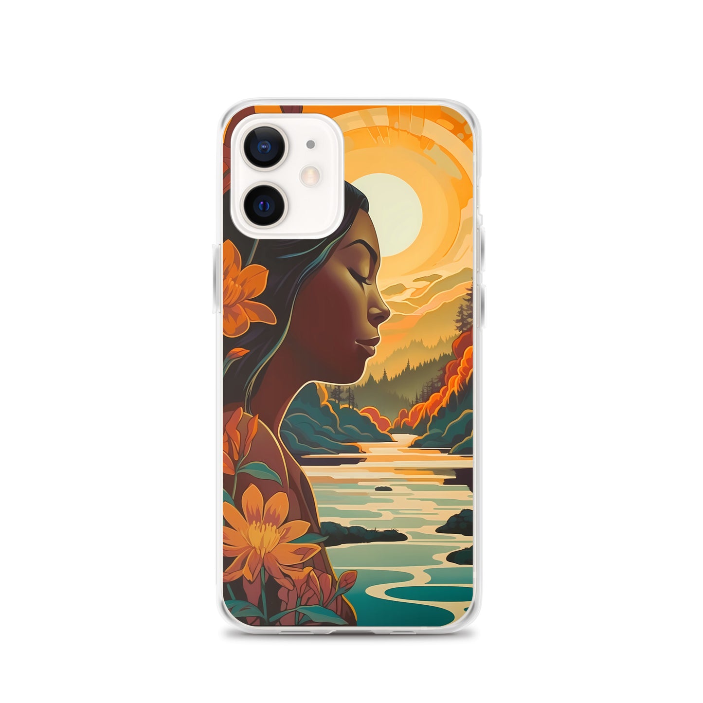 iPhone Case - Woman in Golden Landscape