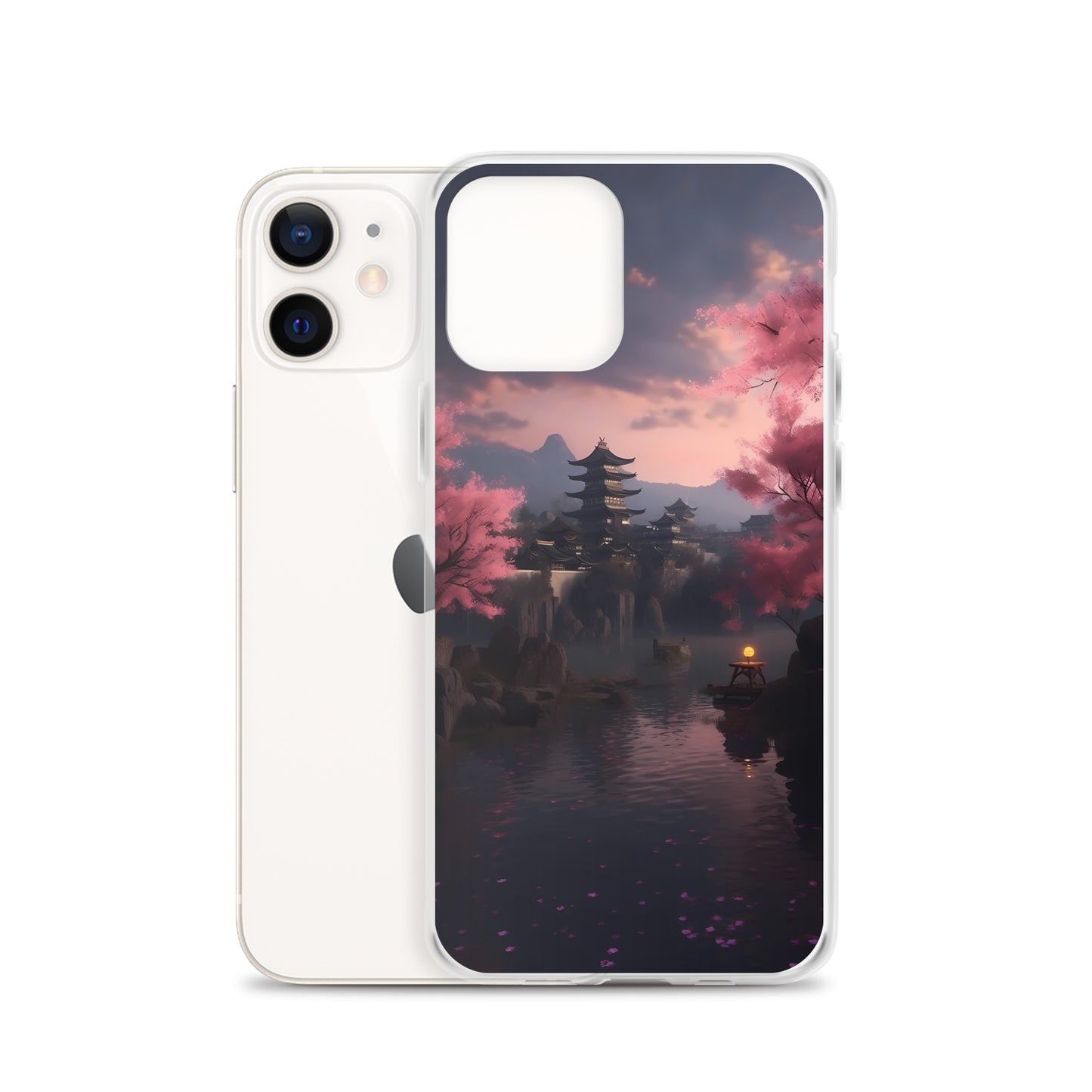 iPhone Case - Cherry Blossoms on Lake