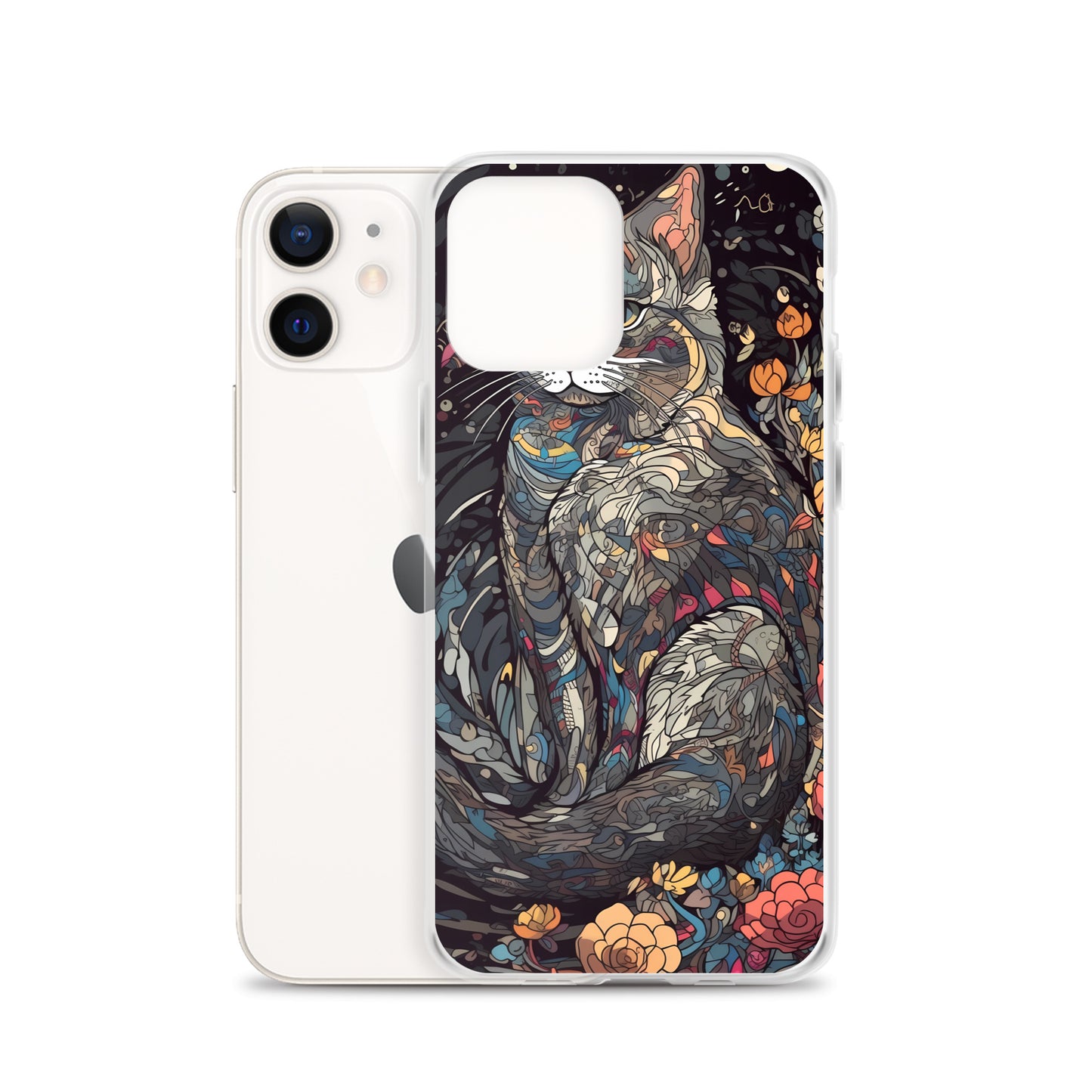 iPhone Case - Gray Cat Garden