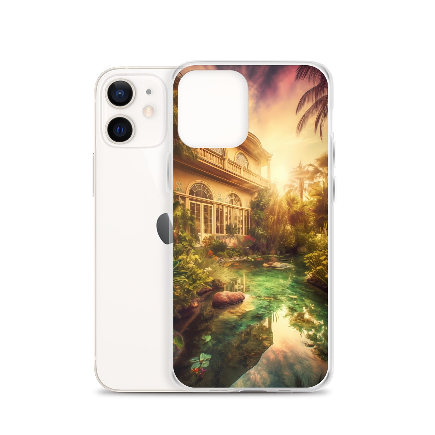 iPhone Case - Tropical Villa at Dusk
