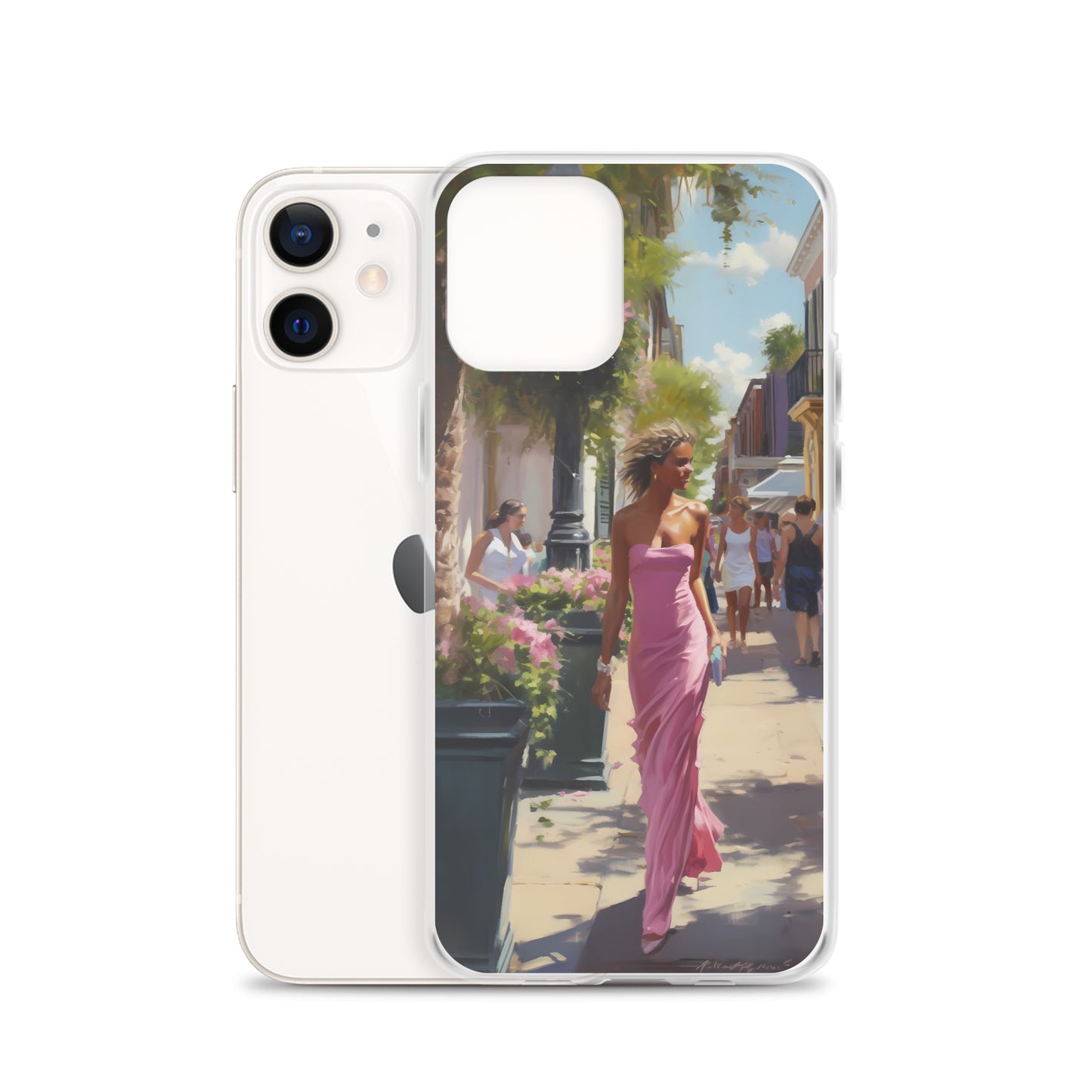 iPhone Case - Pink Lady in the City
