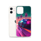iPhone Case - Synthwave Sunset Sports Car