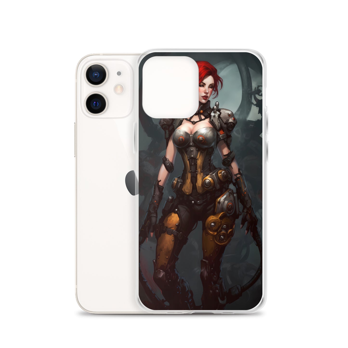 iPhone Case - Redhead Cybernetic Warrior