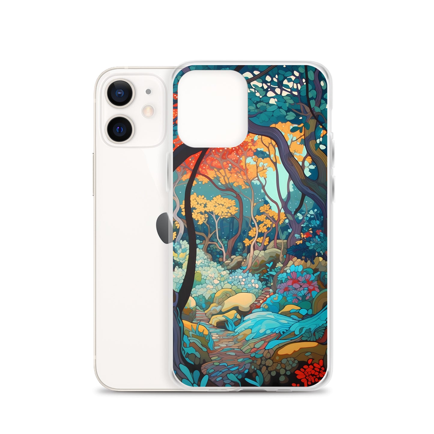 iPhone Case - Colorful Tree Landscape
