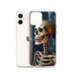 iPhone Case - Skull Flower Skeleton