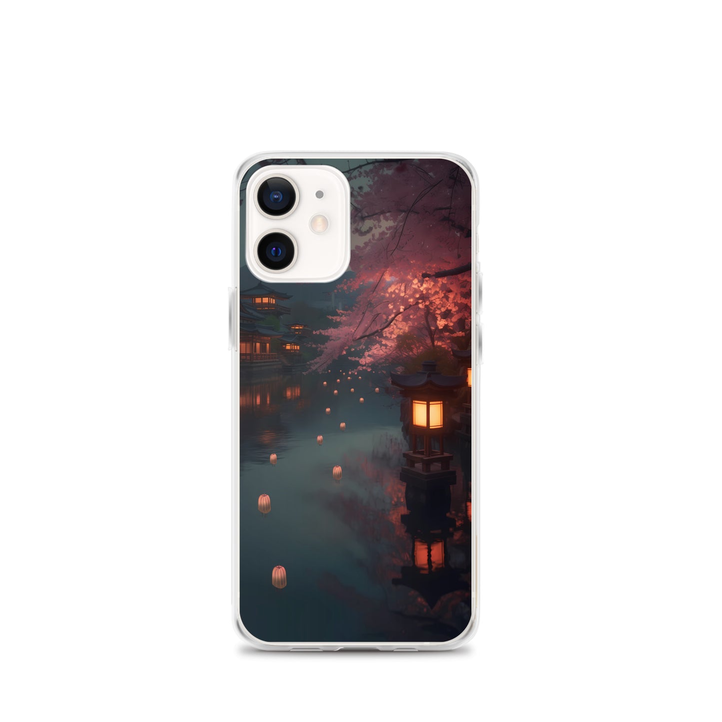 iPhone Case - Cherry Blossoms and Lanterns