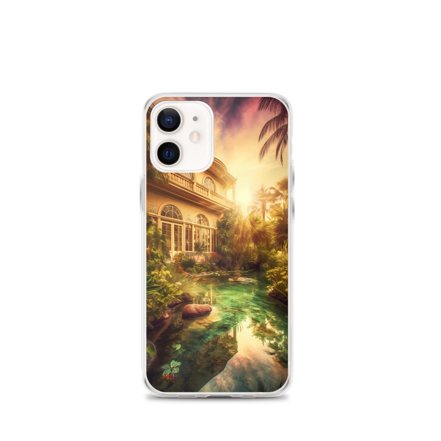 iPhone Case - Tropical Villa at Dusk