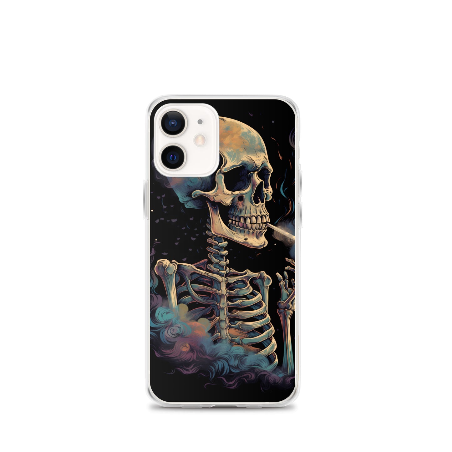 iPhone Case - Cosmic Skeleton Smoking