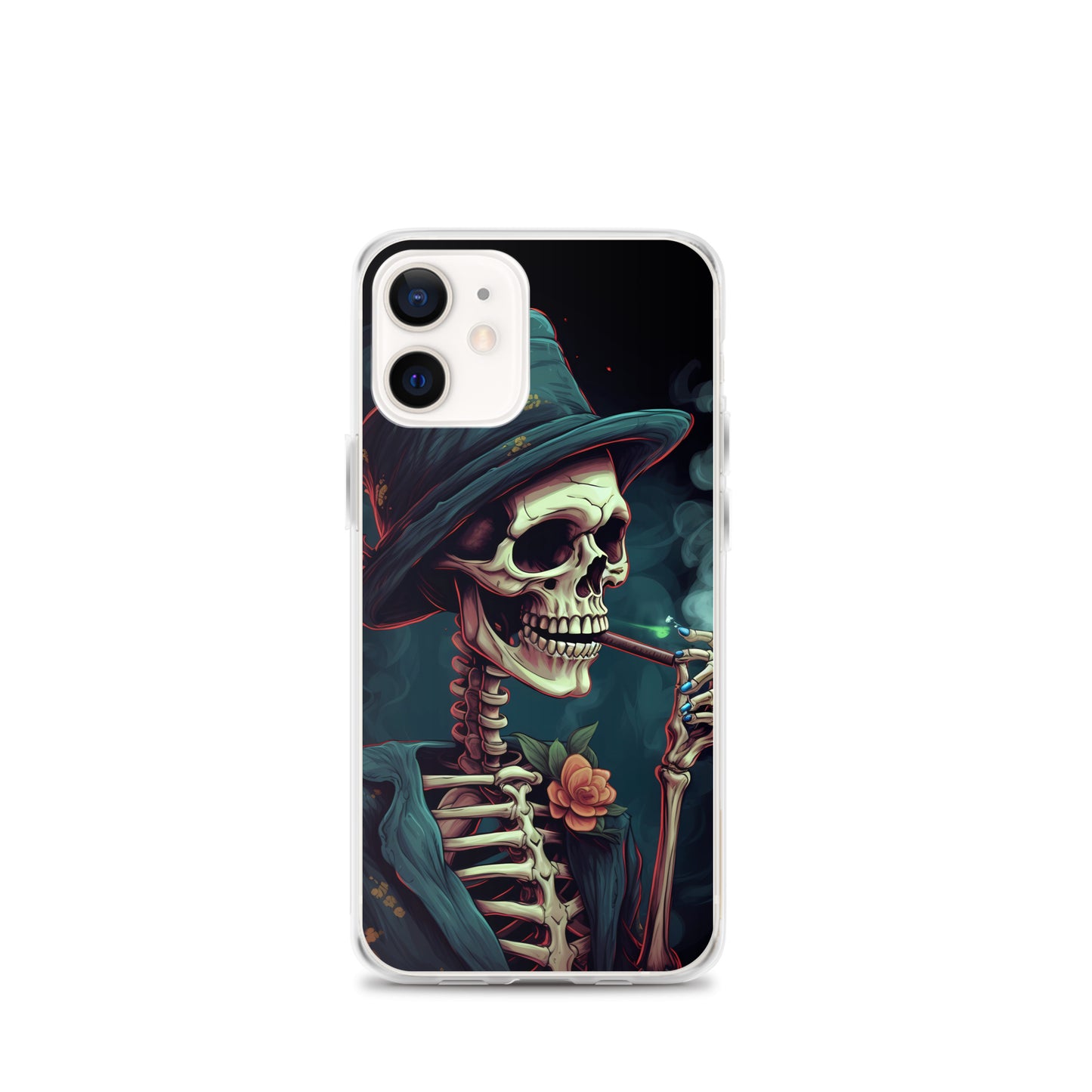 iPhone Case - Cryptidcore Skeleton Smoker