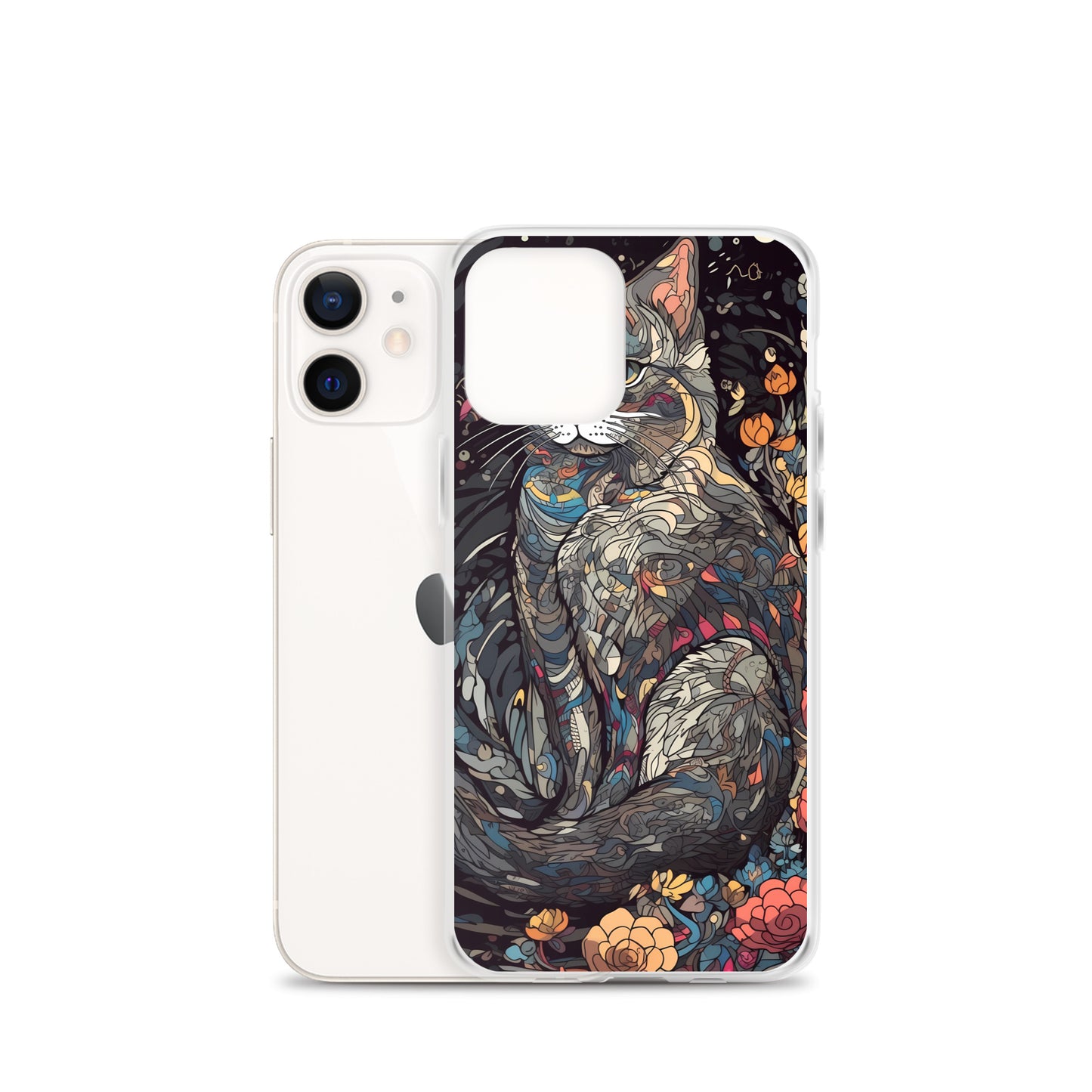 iPhone Case - Gray Cat Garden