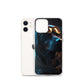 iPhone Case - Black Lab in Cyber City