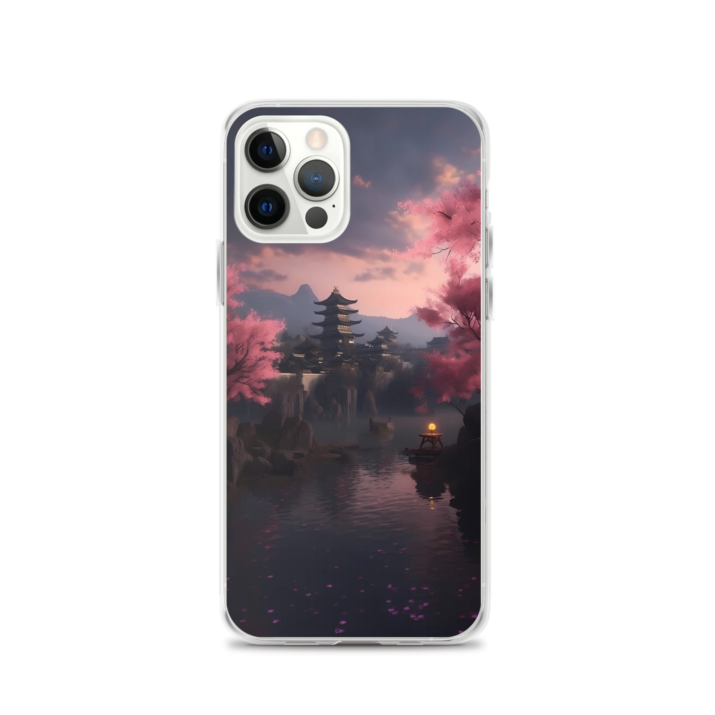 iPhone Case - Cherry Blossoms on Lake